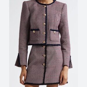 NWOT Cinq a Sept Noemie Zanda Boucle Randi Jacket